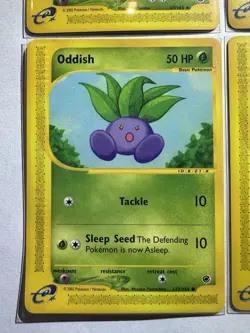 Pokemon TCG Expedition E-Reader Oddish, Gloom, Vileplume, Bellossom (Aquapolis) - Image 4
