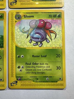 Pokemon TCG Expedition E-Reader Oddish, Gloom, Vileplume, Bellossom (Aquapolis) - Image 5