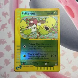 Pokemon Card Bellsprout 68/147 REVERSE HOLO Aquapolis Vintage e-Reader LP - Image 2
