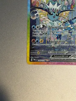Pokemon TCG Vaporeon ex 149/131 SV Prismatic Evolutions SIR Full Art Holo NM - Image 5