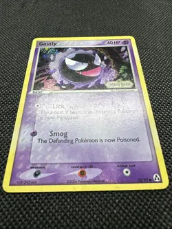 Pokemon Card - Gastly Legend Maker 52/92 Reverse Holo Stamped NM SWIRL - Image 4