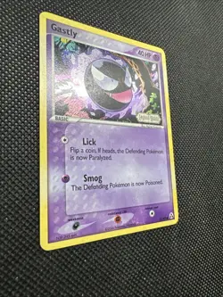 Pokemon Card - Gastly Legend Maker 52/92 Reverse Holo Stamped NM SWIRL - Image 5