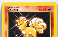 Vtg 1999 1st Edition Base Set French Vulpix Pokemon Goupix 68/102 WOTC LP TCG - Image 5