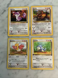Pokemon Card Lot 1999 WOTC 50 Different Cards Lots Of 1st Edition Or Uncommon NM - Image 2
