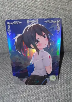 Goddess Story SR MITSUHA YOUR NAME ANIME WAIFU DOUJIN CARD - Image 2