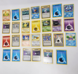 1999 Pokemon Base Set Lot 27 includes Poliwrath 13/102 Holo Professor Oak WOTC - Image 1