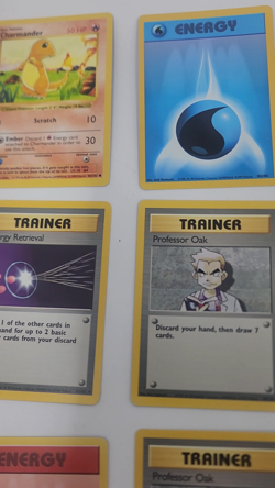 1999 Pokemon Base Set Lot 27 includes Poliwrath 13/102 Holo Professor Oak WOTC - Image 2