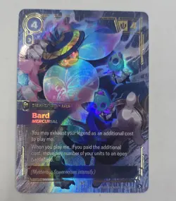 Bard Mercurial Overnumbered Riftbound League of Legends 228/221 Foil Card - Image 2