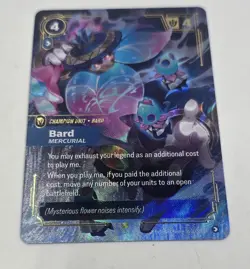 Bard Mercurial Overnumbered Riftbound League of Legends 228/221 Foil Card - Image 4