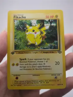 Pokemon TCG Pikachu Jungle Card 60/64 1st Edition Common - Image 1