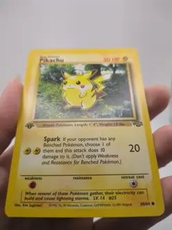 Pokemon TCG Pikachu Jungle Card 60/64 1st Edition Common - Image 2