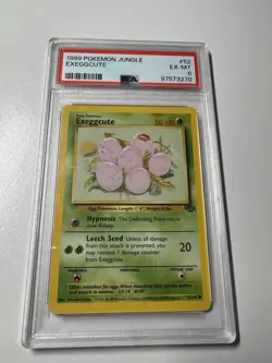 Exeggcute 52/64 1999 Jungle 1st Edition PSA 6 Pokemon Card - Image 1