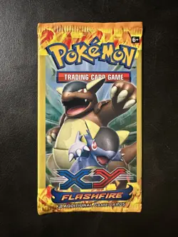Pokemon Flashfire 3 Card Mini Booster Pack - Art as Shown - New Sealed - Image 1