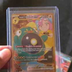 Pokemon TCG 9-Card Lot Froakie, Iono's Bellibolt ex, Weezing Holo FA EN - Image 3