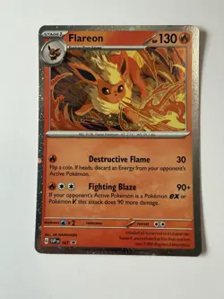 Flareon 167 Sv: Scarlet & Violet Promo Cards Holo Prismatic Evolutions (NM) - Image 1