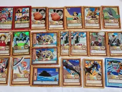 One Piece Carddass Hyper Battle Lot 21 Cards Single Set Used - Image 1