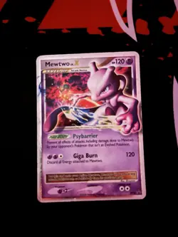 Pokemon Mewtwo LV.X Holo Card 2007-09 Diamond and Pearl Black Star Promos #DP28 - Image 1