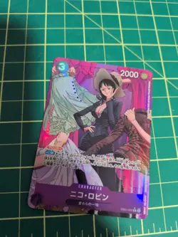 One Piece Cards - Nico Robin (Alt Art) EB02-036 R Japanese NM - Image 1