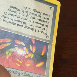 Super Energy Removal 108/130 Non Holo Rare Base Set 2 Pokemon Card DMG - Image 4