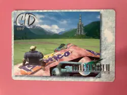 Final Fantasy 7 No.57 Cid card Very Rare BANDAI japanese 1997 F/S - Image 2