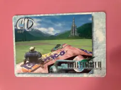 Final Fantasy 7 No.57 Cid card Very Rare BANDAI japanese 1997 F/S - Image 3