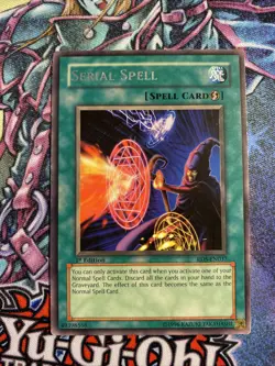 (AA) Yugioh Seriel Spell 1st Edition RDS-En037 Rare Spell Card LP - Image 1