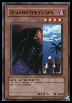 Gravekeeper's Spy Unlimited Common Retro Pack 2 (2020 Date Reprint) RP02-EN075 N - Image 1