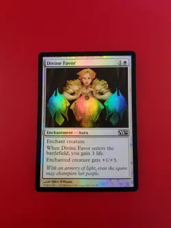 1x Divine Favor | FOIL | M12 Magic 2012 | MTG Magic Cards - Image 3