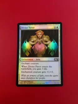 1x Divine Favor | FOIL | M12 Magic 2012 | MTG Magic Cards - Image 5