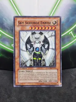 Yugioh Sky Scourge Enrise FOTB-EN021 Super Rare 1st Edition MP - Image 1