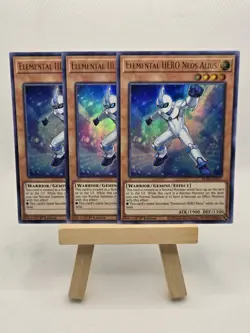 Yugioh 3X Elemental HERO Neos Alius BLAR-EN053 Ultra Rare 1st Edition Near Mint - Image 1