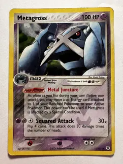 Pokemon Card Metagross 11/101 Reverse Holo Ex Hidden Legends ENG EXCELLENT - Image 2
