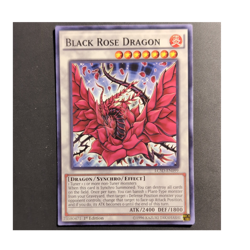 Konami Yu-Gi-Oh! TCG Black Rose Dragon LC5D-EN099 1st Ed Synchro Legendary Coll… - Image 1