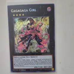 Konami Yu-Gi-Oh! Gagagaga Girl DUAD-EN043 Duelist's Advance 1st Ed Secret - Image 1