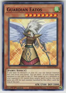 Guardian Eatos DLCS-EN011 Common Yu-Gi-Oh 1st Edition LP - Image 1