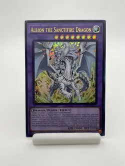 Yu-Gi-Oh! Albion The Sanctifire Dragon RA05-EN037 Ultra Rare 1st Ed. - Image 1