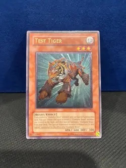 Test Tiger GLAS-EN082 Ultimate Rare UMLIMTED YuGiOh! LP - Image 1