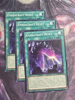 Yugioh! 3x Enneacraft Reset BLZD-EN065 Common 1st Ed NM - Image 1