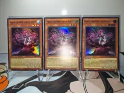 Yugioh x3 Virakam, the Divine Spirit of Artifice CORI-EN017 Super Rare 1st Ed - Image 1
