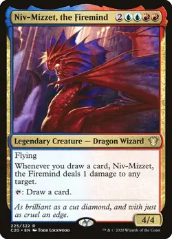 1x Niv-Mizzet, the Firemind NM Eng MTG - Commander 2020 - Image 1