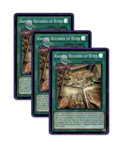Yugioh! Ragged Records of Rites CORI-EN062 (Super Rare) 1st Ed 3x - Image 1