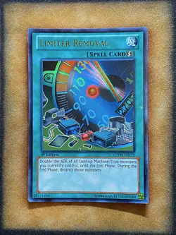 Yugioh Limiter Removal LCYW-EN172 Ultra Rare 1st Ed LP - Image 1