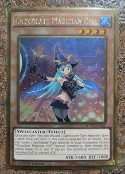 Yugioh Chocolate Magician Girl MVP1-ENG52 1st edition LP - Image 1