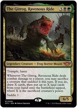MTG Outlaws of Thunder Junction The Gitrog, Ravenous Ride (Mythic) - Image 1