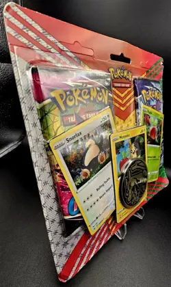 Pokemon TCG: Snorlax, Morpeko & Applin Cards with 2 Booster Packs & Coin 820650809842 - Image 3