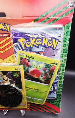 Pokemon TCG: Snorlax, Morpeko & Applin Cards with 2 Booster Packs & Coin 820650809842 - Image 5