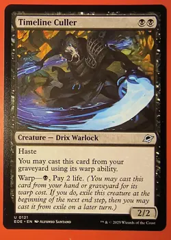 MTG, EDGE OF ETERNITIES *TIMELINE CULLER* #0121, UNCOMMON, REGULAR, EOE - Image 1