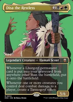 ​​​Disa the Restless (Borderless) - Commander: Modern Horizons 3 - MTG - Image 1