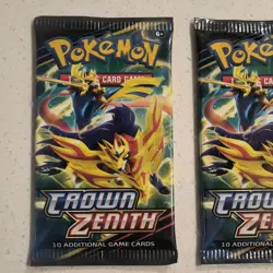 Pokemon TCG Crown Zenith 4 Booster Packs 10 Cards Each English - Image 2