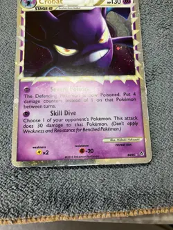 Crobat Prime 84/95 HGSS Unleashed Pokemon Card Holo Foil Rare MP/HP - Image 4